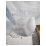 Pair of Oil Lamp Chimneys