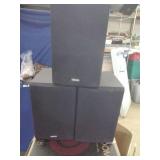 Trio Yamaha Bookshelf Speakers NS-A526