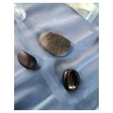 Black Tourmaline and Obsidian Stones