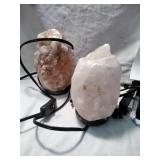 Pair of Himalayan Pink Salt Lamps