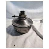 Vtg Metal Oil Lamp Font with Burner
