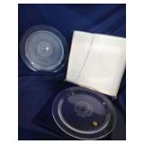P & G Lead Crystal Plates