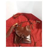 Brown leather shoulder possible bag