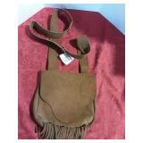 Brown leather shoulder possible bag