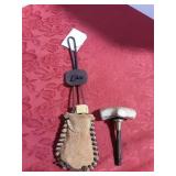 Black powder ball bag and short starter