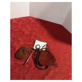 2 black powder ball bags