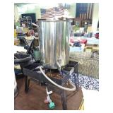 Propane stove burner and kettle