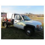 2001 GMC 3500 SL Flatbed