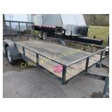 16" utility landscape trailer