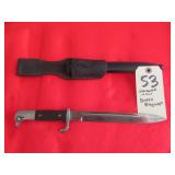 German police bayonet
