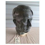 Bronze Hitler head statue
