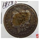 1879-S Morgan Silver Dollar.