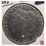 1881 Morgan Silver Dollar.