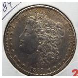 1889 Morgan Silver Dollar.