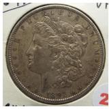 1891 Morgan Silver Dollar.