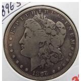 1896-S Morgan Silver Dollar.