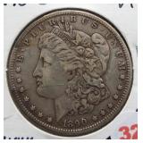 1890-O Morgan Silver Dollar.