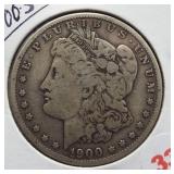 1900-S Morgan Silver Dollar.