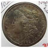 1902 Morgan Silver Dollar. Nice - Toning.