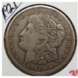 1921 Morgan Silver Dollar.