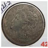 1921-S Morgan Silver Dollar.