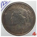 1922 Peace Silver Dollar.