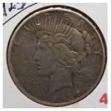 1923 Peace Silver Dollar.
