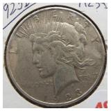 1923-D Peace Silver Dollar.
