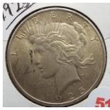 1925 Peace Silver Dollar.