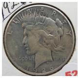 1926-S Peace Silver Dollar.