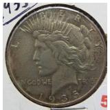1935 Peace Silver Dollar.