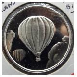 One Ounce .999 Fine Silver Round.