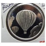 One Ounce .999 Fine Silver Round.