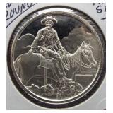 One Ounce .999 Fine Silver Round.