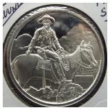 One Ounce .999 Fine Silver Round.