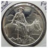 One Ounce .999 Fine Silver Round.