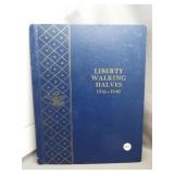 Partial Walking Liberty Half Dollars 1916-1940.