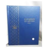 Partial Canadian Quarter Album 1921-1968. Date