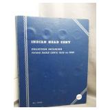 Partial Flying Eagle Indian Head Cent Album