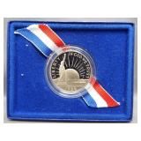 1986 Liberty Proof Half Dollar with Box & COA.