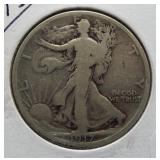 1917-S Walking Liberty Silver Half Dollar.