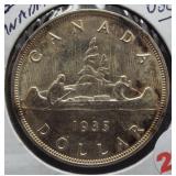 1935 Canadian Silver Dollar.