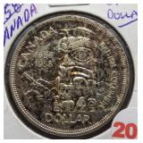 1958 Canadian Silver Dollar.