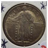 1917 Standing Liberty Silver Quarter. UNC.