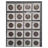 (20) Standing Liberty Silver Quarters. Dates: