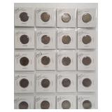 (20) Liberty Nickels. Dates: 1898, 2-1900, 1901,