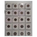 (20) Liberty Nickels. Dates: 1899, 1904, 2-1906,