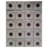 (20) Indian Head Cents. Dates: 1881, 1888, 1889,