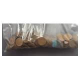 (250) Assorted Dates 1940-1958 Circulated Wheat