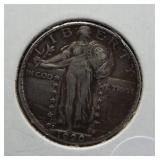 1920-D Standing Liberty Silver Quarter.